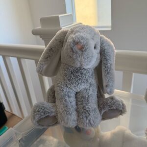 Gray Plush Bunny Toy
